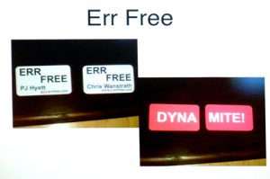 「Err Free」のころの2人の名刺